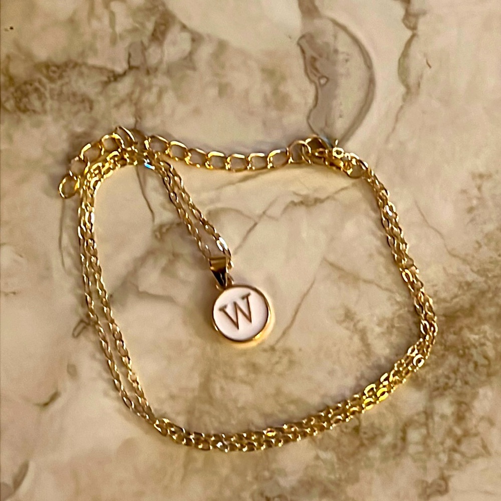 W Letter Necklace